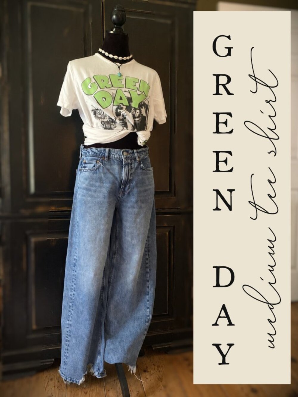 OLD NAVY - Green Day Band T-shirt | Grunge Punk Style | Women's Size Medium